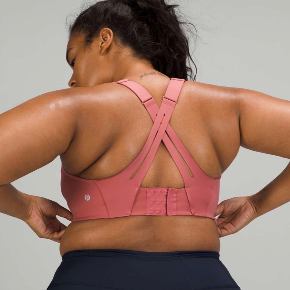 Lululemon AirSupport Bra Size 36DDD NWT Brier Rose/Pink Puff (High Support) - Picture 11 of 13